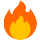 A flame icon used to indicate the Dandori Level of Dandori Challenges, Dandori Battles, and the Danger Level of night expeditions.