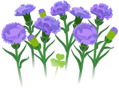 File:Blue carnation flowers icon.png