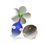 P1 Unused Blue Flower Bomb Rock Icon.png