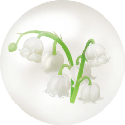 File:White convallaria nectar icon.png