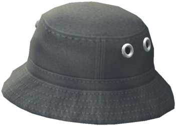 File:PB Mii part Bucket Hat (Black) icon.png