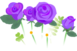 File:Blue anniversary rose flowers icon.png