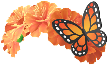 File:PB Mii part Catrina Flower Crown (Orange) icon.png