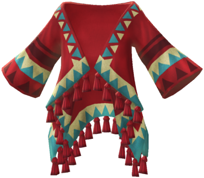 File:PB Mii part Poncho-Style Fringed Cardigan (Red) icon.png