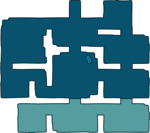 The texture for Bulblaxes's radar map in Pikmin 4, rotated to face north.