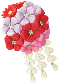 File:PB Mii part Tsumami-Kanzashi Hairpin (Red) icon.png