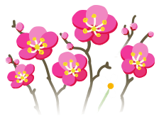 File:Red plum blossom flowers icon.png