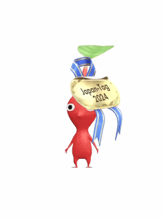 File:PB Red Pikmin Present Sticker Gold.gif