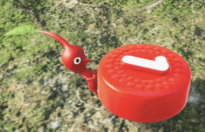 File:Red Pikmin carrying a pellet.png