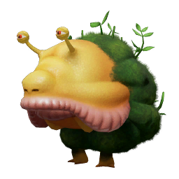 Icon for the Emperor Bulblax, from Pikmin 4's Piklopedia.