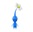 A Blue Pikmin from Pikmin 4 (reused from Hey! Pikmin).