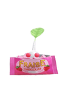 An animation of a White Pikmin with a Snack from Pikmin Bloom.