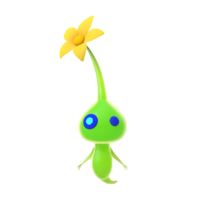 Artwork of a Glow Pikmin from Pikmin 4.