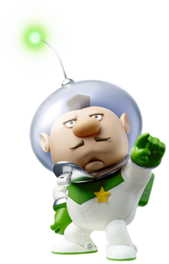 Captain Charlie's spirit in Super Smash Bros. Ultimate. It uses official artwork from Pikmin 3.