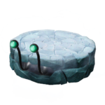Icon for the Freezecake, from Pikmin 4's Piklopedia.