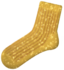 "Merino Wool Socks (Yellow)" Mii legwear part in Pikmin Bloom. Original filename is icon_of0083_Soc_WarrmSocks1_b00.