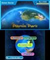 The Pikmin Park as seen on the sector selection menu.