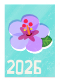 A stamp design from Pikmin Bloom, used during both 2026 Pikmin Bloom Journeys.