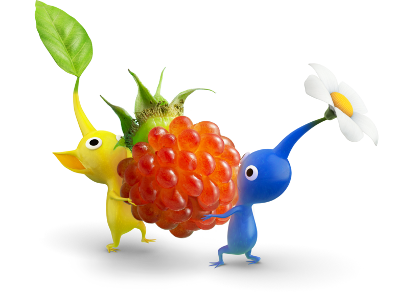 File:Pikmin carry Juicy Gaggle P3 art.png