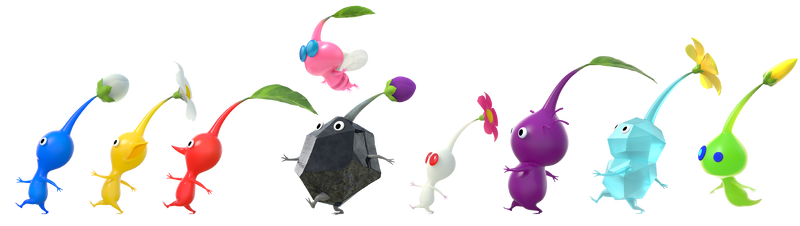 File:Pikmin 4 All Pikmin Lineup.png