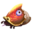 Icon for the Flighty Joustmite, from Pikmin 3 Deluxe's Piklopedia.