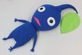 Front view of the Blue Pikmin plush.