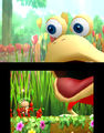 The Bulborb's introduction cutscene in The Shadow in the Brush.