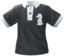 "Chess Horse Polo Shirt (Black)" Mii clothing part in Pikmin Bloom.