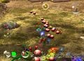 Pikmin carrying berries in an earlier version of Pikmin 2.
