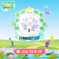Promotional image for the July 2024 Community Day.