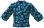 "Floral Pattern Shirt (Blue)" Mii shirt part in Pikmin Bloom. Original filename is icon_of0079_Shi_CollardShirtIn1_c00.
