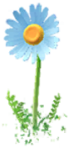 Icon for basic blue Big Flowers.