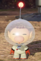 Olimar after being rescued and restored to normal by the Rescue Corps.