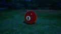 The Sphere of Heart in the Treasure Catalog during the night.
