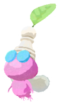 Lifelog artwork of a Winged Special Decor Pikmin with Chess Piece decor from Pikmin Bloom.