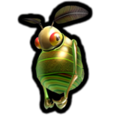 The Piklopedia icon of the Swooping Snitchbug in the Nintendo Switch version of Pikmin 2.