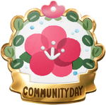 Meihua Flower Badge for Community Day.