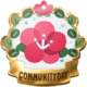Meihua Flower Badge for Community Day.