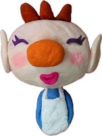 A clay model of Olimar's wife.