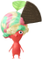 A Red Special Decor Pikmin with Ice Cream: 2024 Flavor decor from Pikmin Bloom.