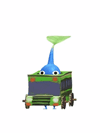 animation of the blue pikmin bus decor