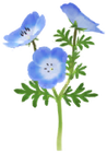 Baby Blue Eyes Introduced on April 1st, 2023, and comes in only a blue variety. The word "blue" is not displayed in the menu.