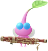 A Winged Special Decor Pikmin with Tiny Instrument: Orchestra decor from Pikmin Bloom.