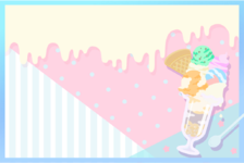 An event postcard in Pikmin Bloom, for Ice Cream 2023
