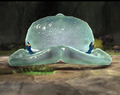The Mawdad's mandibles are used for trapping prey, but they can also be destroyed by the Rock Pikmin.