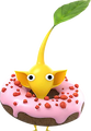 Render of the Tasty-Tube Yellow Pikmin.