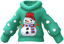 "Holiday Sweater (Snowman)" Mii outerwear part in Pikmin Bloom.