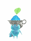 An animation of a Ice Pikmin with Color Powder from Pikmin Bloom.