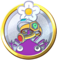 Expert Decor Pikmin Badge. The badge shows a Purple Pikmin.