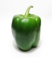 A green bell pepper from the real world.